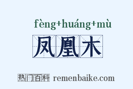 凤凰木是什么意思的图片